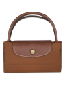 Longchamp 1621089 - NYLON ET CUIR - COGNAC sac longchamp pliage porté main s sacs-a-mains