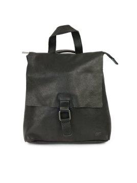 Bear Design CP2604 - CUIR DE VACHETTE - NOIR bear - sac à dos rabat Loisirs