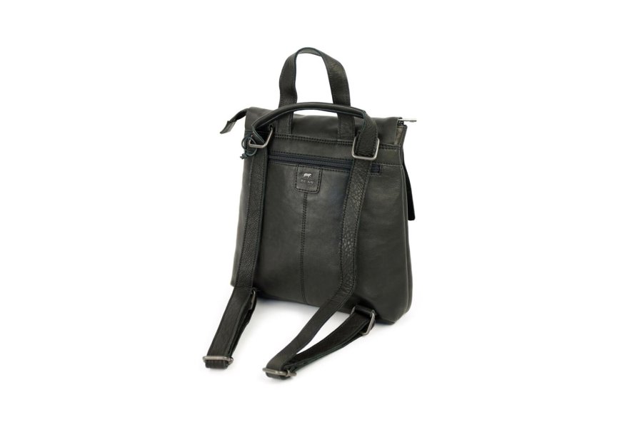 Bear Design CP2604 - CUIR DE VACHETTE - NOIR bear - sac à dos rabat Loisirs