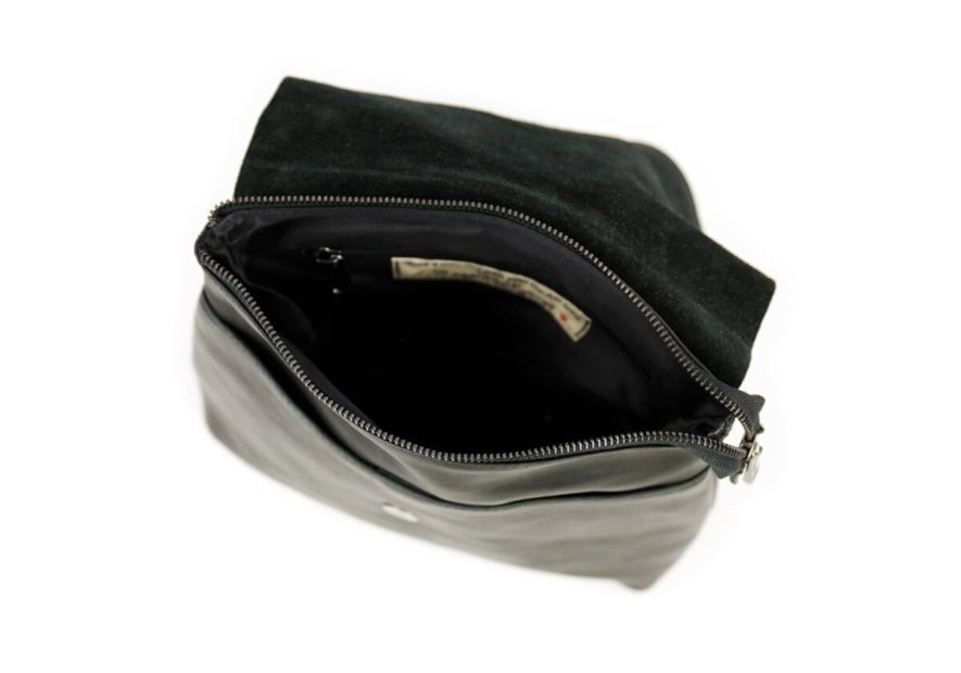 Bear Design CP2604 - CUIR DE VACHETTE - NOIR bear - sac à dos rabat Loisirs