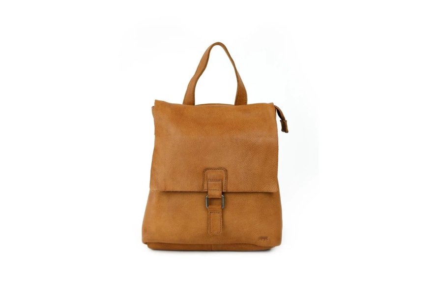 Bear Design CP2604 - CUIR DE VACHETTE - COGN bear - sac à dos rabat Loisirs