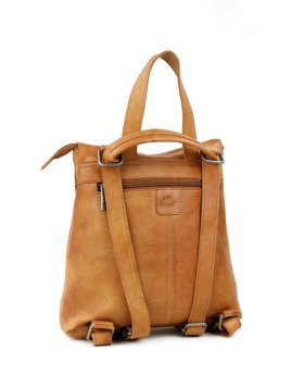 Bear Design CP2604 - CUIR DE VACHETTE - COGN bear - sac à dos rabat Loisirs