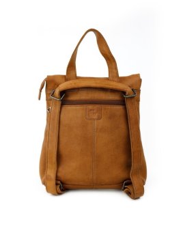 Bear Design CP2604 - CUIR DE VACHETTE - COGN bear - sac à dos rabat Loisirs