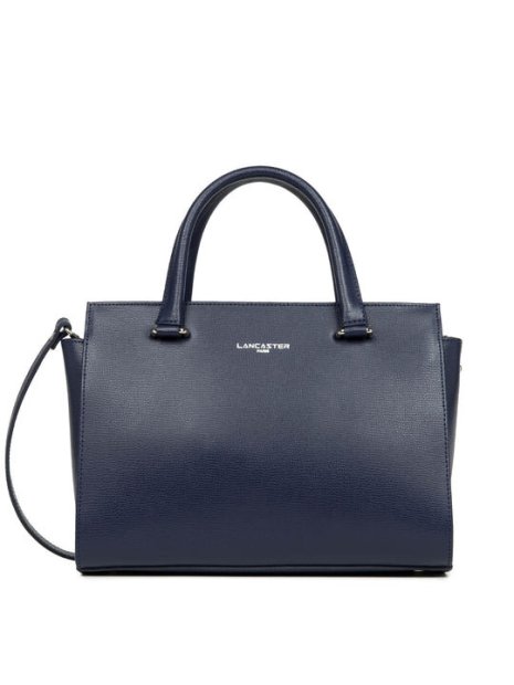 Lancaster 438-008 - CUIR DE VACHETTE - BLE sac porté main sierra sacs-a-mains