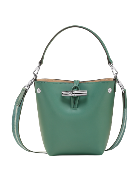 Longchamp 10229/HCN - CUIR DE VEAU - SAUGE longchamp-roseau box-sac seau sacs-a-mains