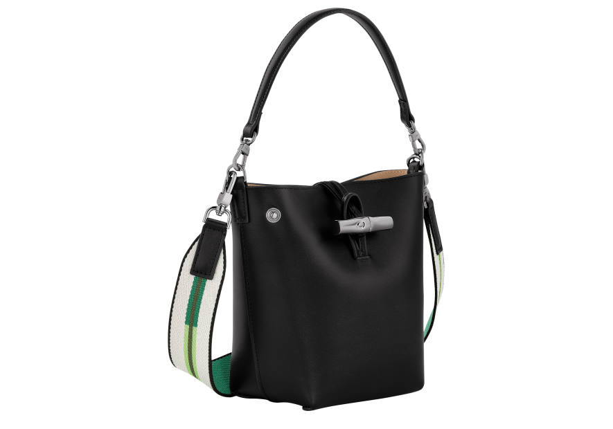 Longchamp 10229/HCN - CUIR DE VEAU - NOIR longchamp-roseau box-sac seau Sacs à mains