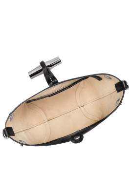 Longchamp 10229/HCN - CUIR DE VEAU - NOIR longchamp-roseau box-sac seau Sacs à mains