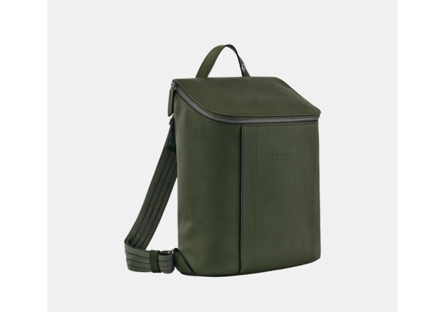 Longchamp 10243/HCV - CUIR DE VEAU - KAKI sac à dos m 3d Sac business