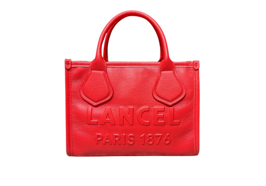 Lancel A12995 - CUIR DE VACHETTE - ROUG sac cabas lancel jour de lancel Sacs à mains