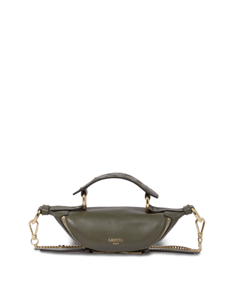 Lancel A12526 - CUIR DE VACHETTE - KAKI sac banane mini lancel origami Sacs à mains