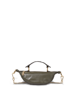 Lancel A12526 - CUIR DE VACHETTE - KAKI sac banane mini lancel origami Sacs à mains