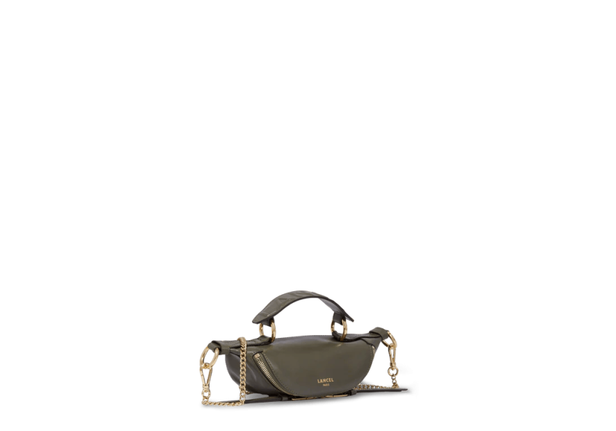 Lancel A12526 - CUIR DE VACHETTE - KAKI sac banane mini lancel origami Sacs à mains