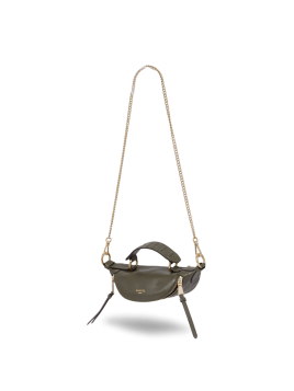 Lancel A12526 - CUIR DE VACHETTE - KAKI sac banane mini lancel origami Sacs à mains