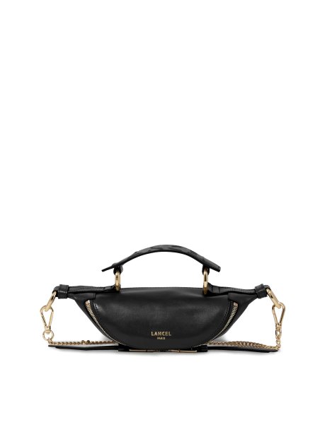 Lancel A12526 - CUIR DE VACHETTE - NOIR sac banane mini lancel origami Sacs à mains