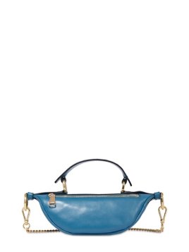 Lancel A12526 - CUIR DE VACHETTE - BLEU sac banane mini lancel origami Sacs à mains