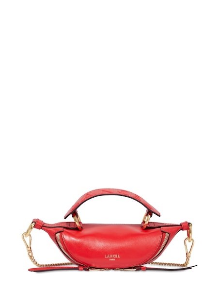 Lancel A12526 - CUIR DE VACHETTE - ROUG sac banane mini lancel origami Sacs à mains