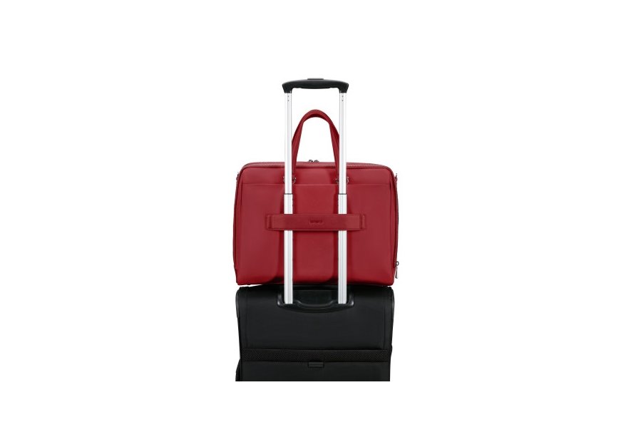 Samsonite 147737 - PET RECYCLÉ - ROUGE samsonite-zalia 3.0-porte document 15.6" Sac business