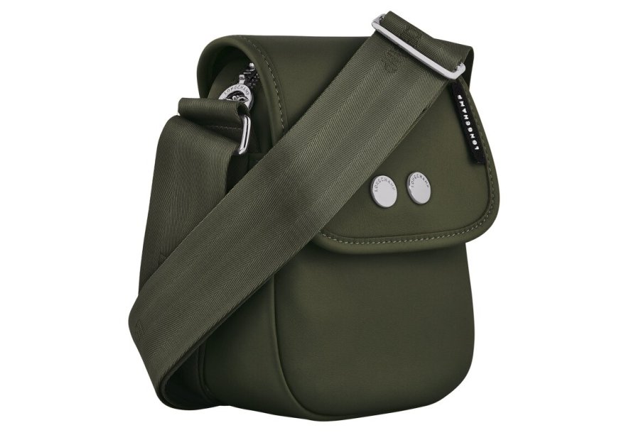 Longchamp 10246/HEK - CUIR DE VEAU - KAKI pochette xs très paris Sacs à mains