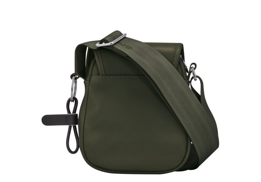 Longchamp 10246/HEK - CUIR DE VEAU - KAKI pochette xs très paris Sacs à mains
