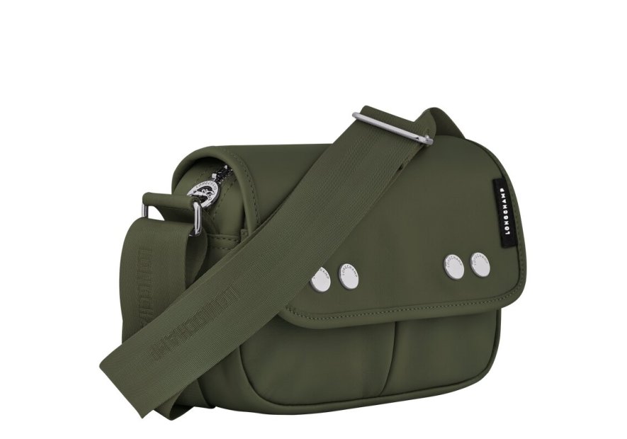 Longchamp 10220/HEK - CUIR DE VEAU - KAKI longchamp-tres paris-porté travers Sacs à mains