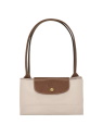 Longchamp 1899089 - NYLON ET CUIR - PAPIER sac cabas l le pliage original format étudiant sac-a-main-shopping-toile-ou-cuir
