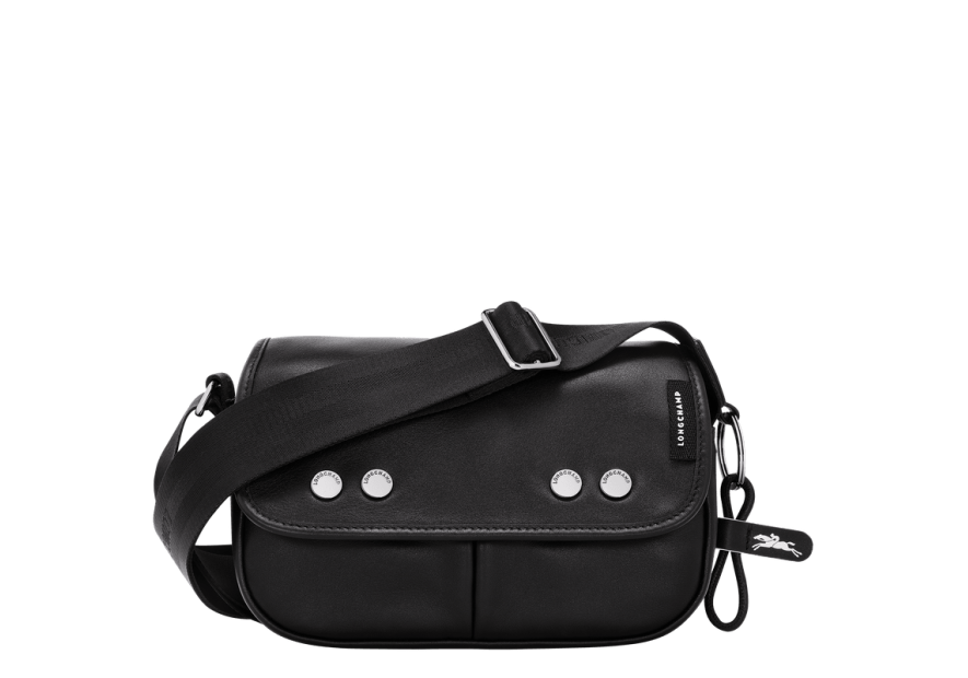 Longchamp 10220/HEK - CUIR DE VEAU - NOIR longchamp-tres paris-porté travers Sacs à mains