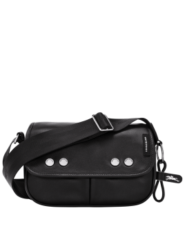 Longchamp 10220/HEK - CUIR DE VEAU - NOIR longchamp-tres paris-porté travers Sacs à mains