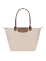 Longchamp 1899089 - NYLON ET CUIR - PAPIER sac cabas l le pliage original format étudiant sac-a-main-shopping-toile-ou-cuir
