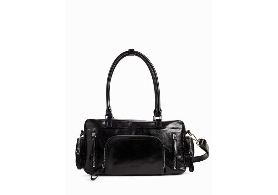 Nat & Nin MACY POCKET - CUIR DE VACHETTE - nat&nin - macy pocket - shopping bowling shopping