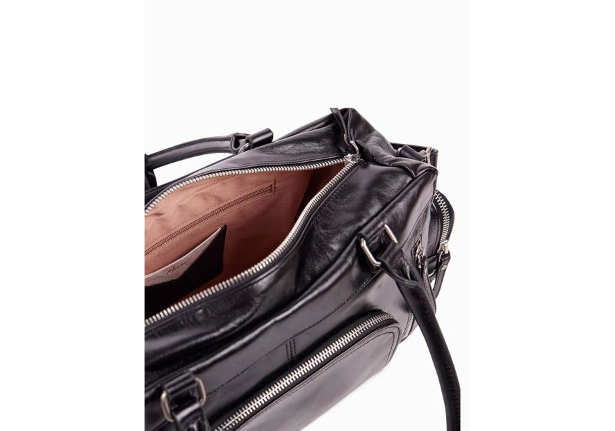 Nat & Nin MACY POCKET - CUIR DE VACHETTE - nat&nin - macy pocket - shopping bowling shopping