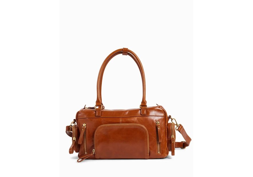 Nat & Nin MACY POCKET - CUIR DE VACHETTE - nat&nin - macy pocket - shopping bowling shopping
