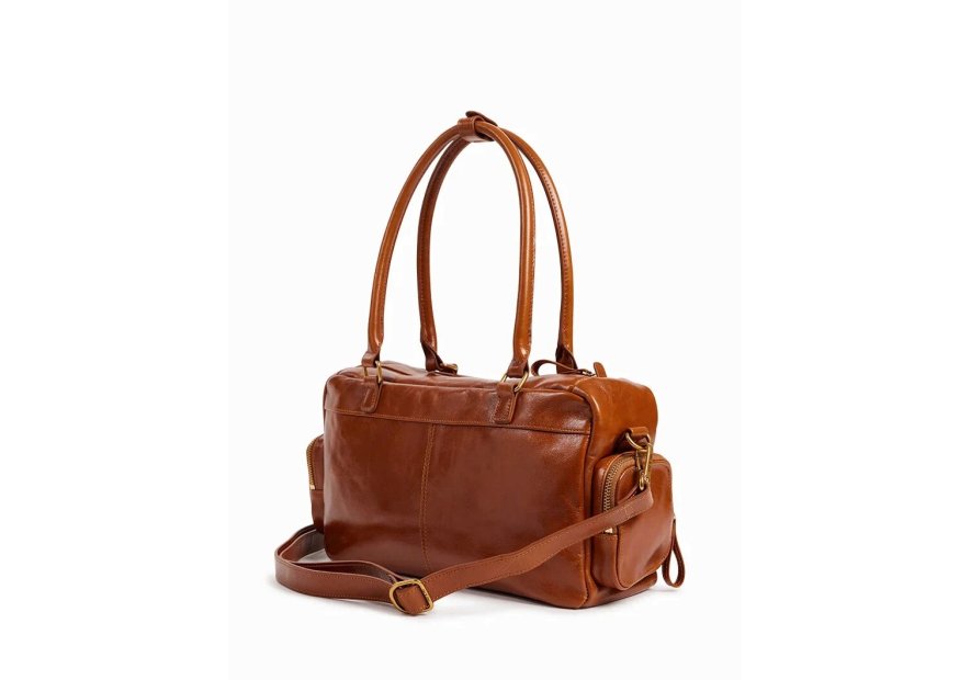 Nat & Nin MACY POCKET - CUIR DE VACHETTE - nat&nin - macy pocket - shopping bowling shopping