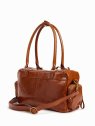 Nat & Nin MACY POCKET - CUIR DE VACHETTE - nat&nin - macy pocket - shopping bowling sac-a-main-shopping-toile-ou-cuir