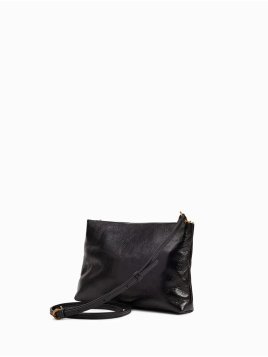 Nat & Nin MOLLY - CUIR DE VACHETTE - NOIR nat&nin - molly - pochette chaine Sacs à mains