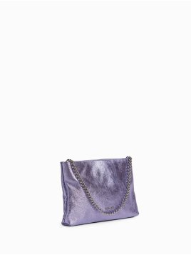 Nat & Nin MOLLY - CUIR DE VACHETTE - AQUA  nat&nin - molly - pochette chaine Sacs à mains