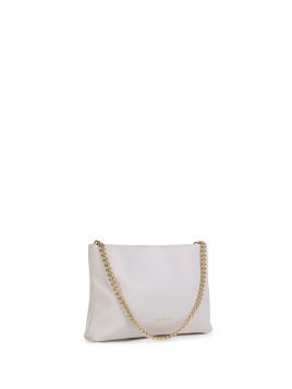 Nat & Nin MOLLY - CUIR DE VACHETTE - BLANC nat&nin - molly - pochette chaine Sacs à mains
