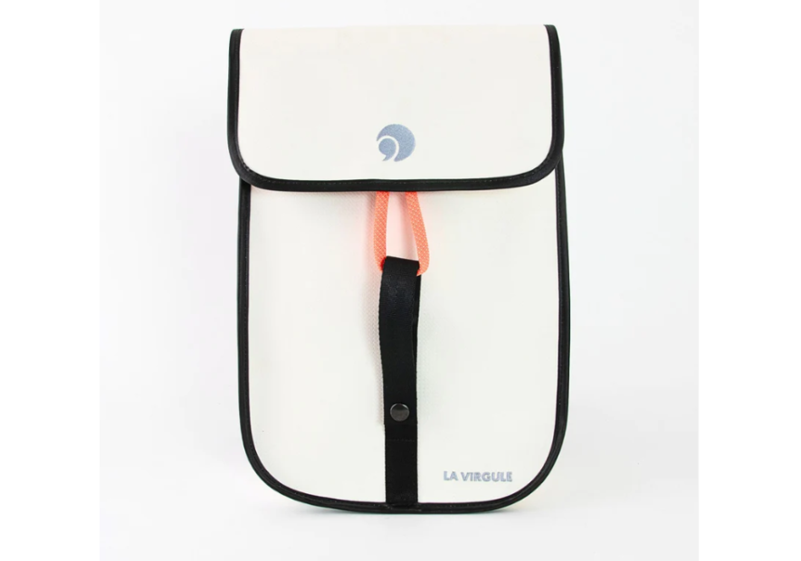 la virgule 12L - TOILE PVC BATEAU - BLANC-C la virgule - petit gravelot - sac à dos Loisirs