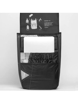 la virgule 18L - TOILE PVC BATEAU - NOIR la virgule - le gravelot 18l - sac à dos m Loisirs