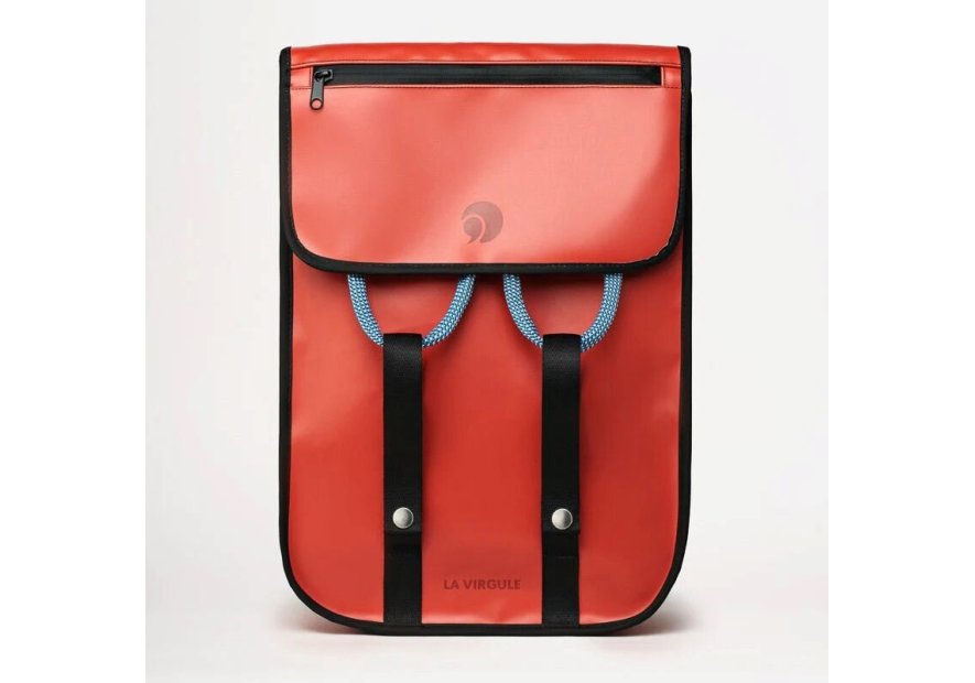 la virgule 18L - TOILE PVC BATEAU - ROUGE la virgule - le gravelot 18l - sac à dos m Loisirs