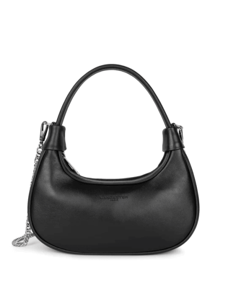 Lancaster 531-030 - CUIR DE VACHETTE - NOI lancaster-aura-porté épaule Sacs à mains