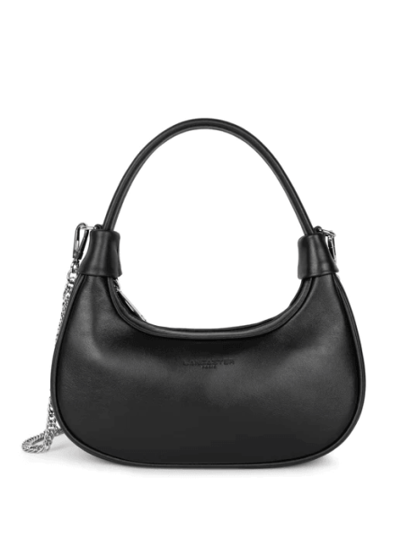 Lancaster 531-030 - CUIR DE VACHETTE - NOI lancaster-aura-porté épaule sacs-a-mains