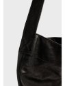 Gerard Darel LADY/462 - CUIR DE MOUTON - NOIR sac besace plate gérard darel lady sacs-a-mains