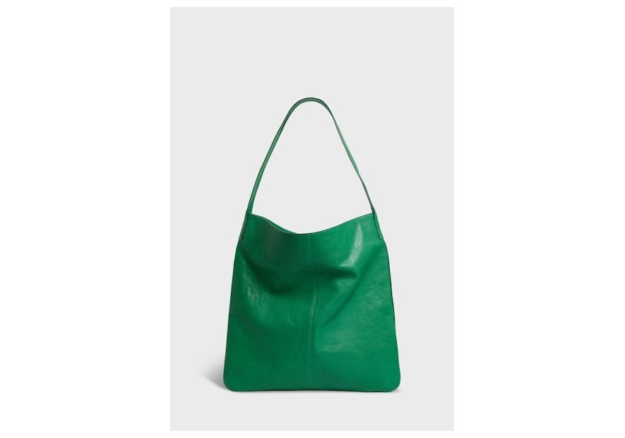 Gerard Darel LADY/462 - CUIR DE MOUTON - VERT sac besace plate gérard darel lady Sacs à mains