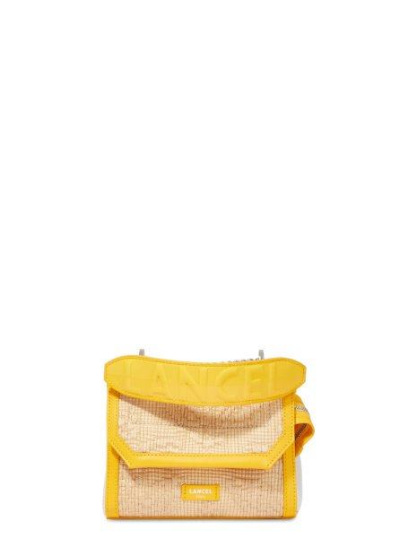 Lancel A12788 - RAPHIA/CUIR - MANGUE lancel-ninon-sac a rabat s sacs-a-mains