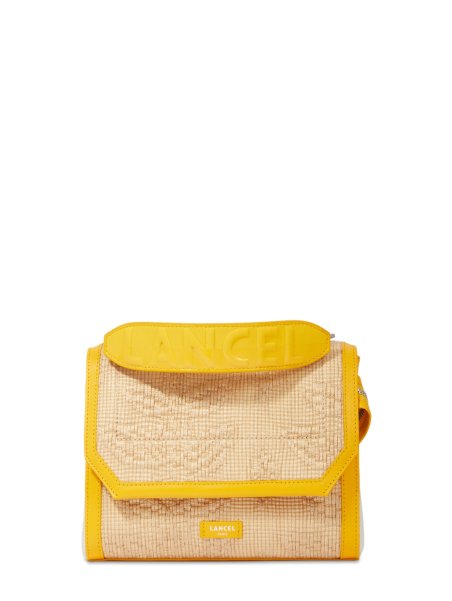 Lancel A12789 - RAPHIA/CUIR - MANGUE lancel-ninon-sac a rabat m Sacs à mains