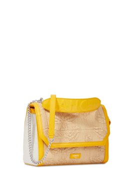 Lancel A12789 - RAPHIA/CUIR - MANGUE lancel-ninon-sac a rabat m Sacs à mains