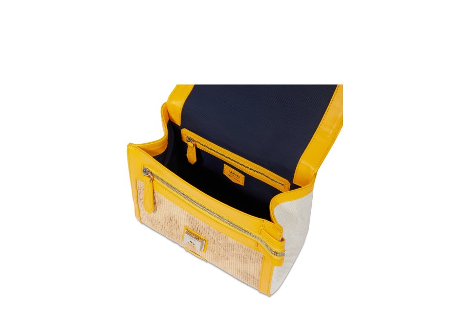Lancel A12789 - RAPHIA/CUIR - MANGUE lancel-ninon-sac a rabat m Sacs à mains