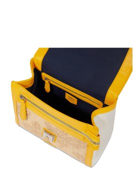 Lancel A12789 - RAPHIA/CUIR - MANGUE lancel-ninon-sac a rabat m Sacs à mains