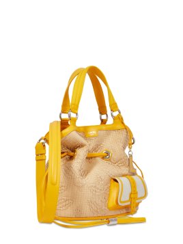 Lancel A12798 - RAPHIA/CUIR - MANGUE lancel-premier flirt- sac seau m Sacs à mains