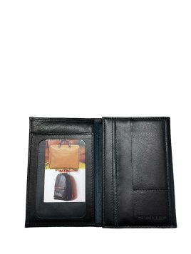 Frandi 222/23 RFID - VEAU - NOIR frandi - veau - porte cartes identité 3 volets porte cartes